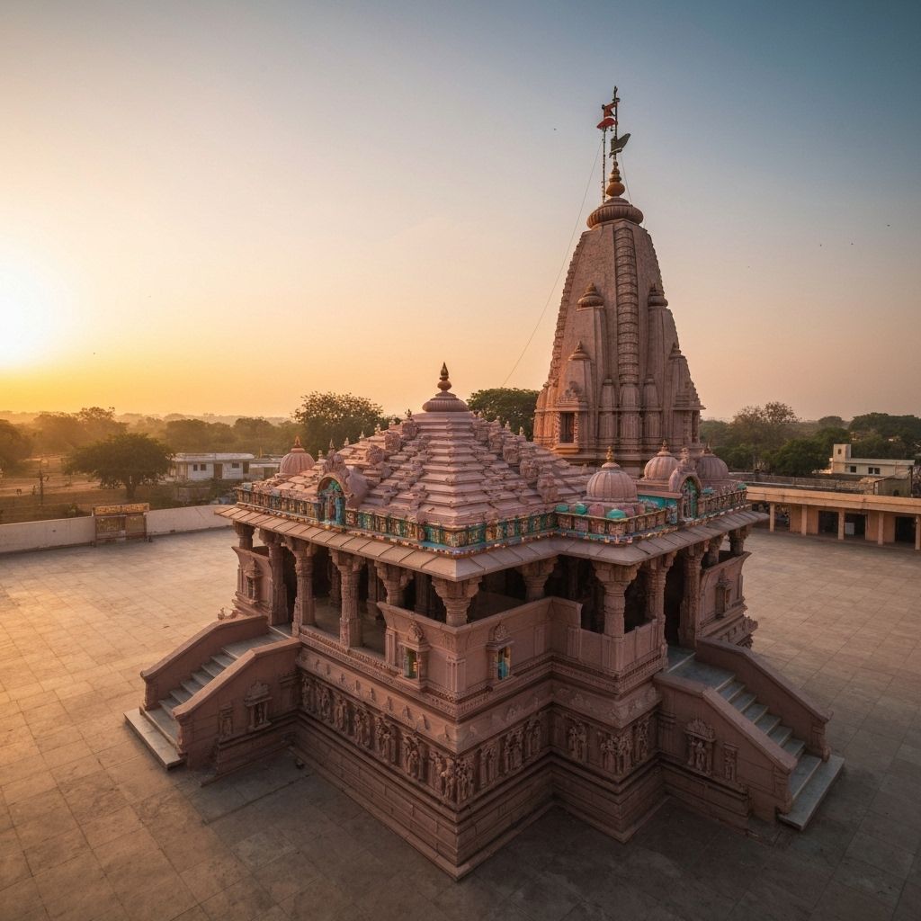 Ayodhya spiritual architecture and surroundings near Sri Janaki Mahal Trust